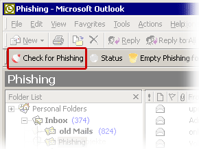Barra de iconos Delphish en MS Outlook